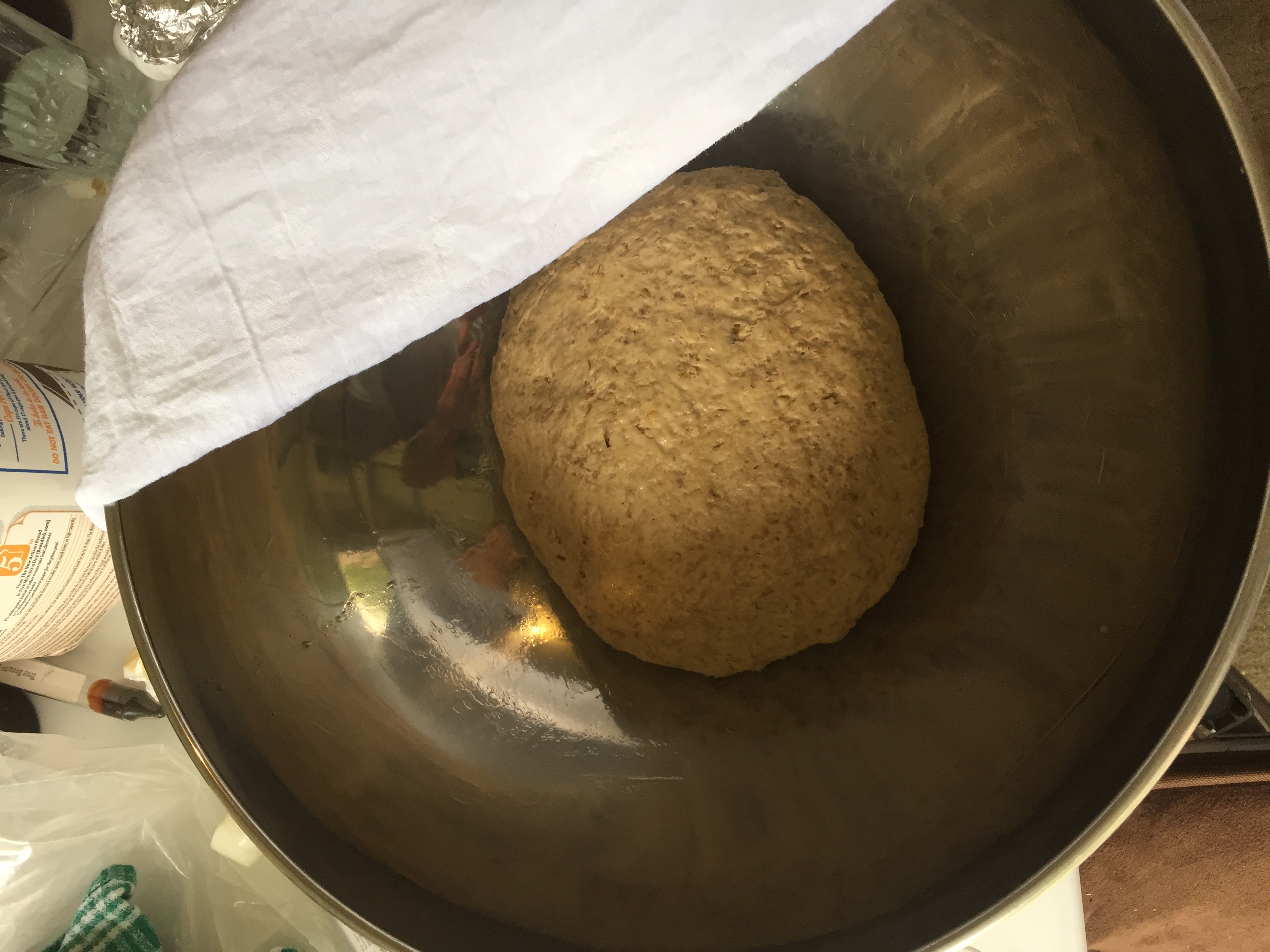 Making the beer bread