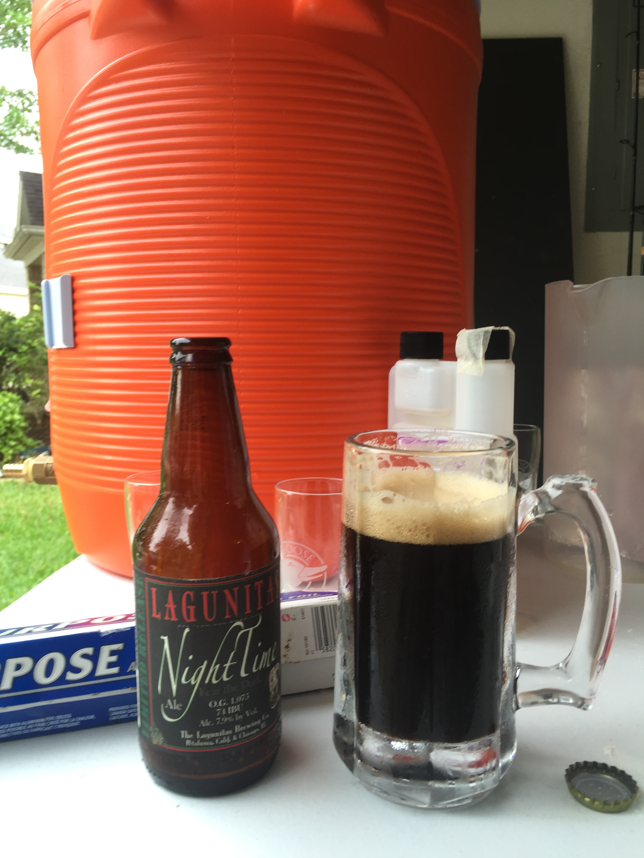 Beer while brewing