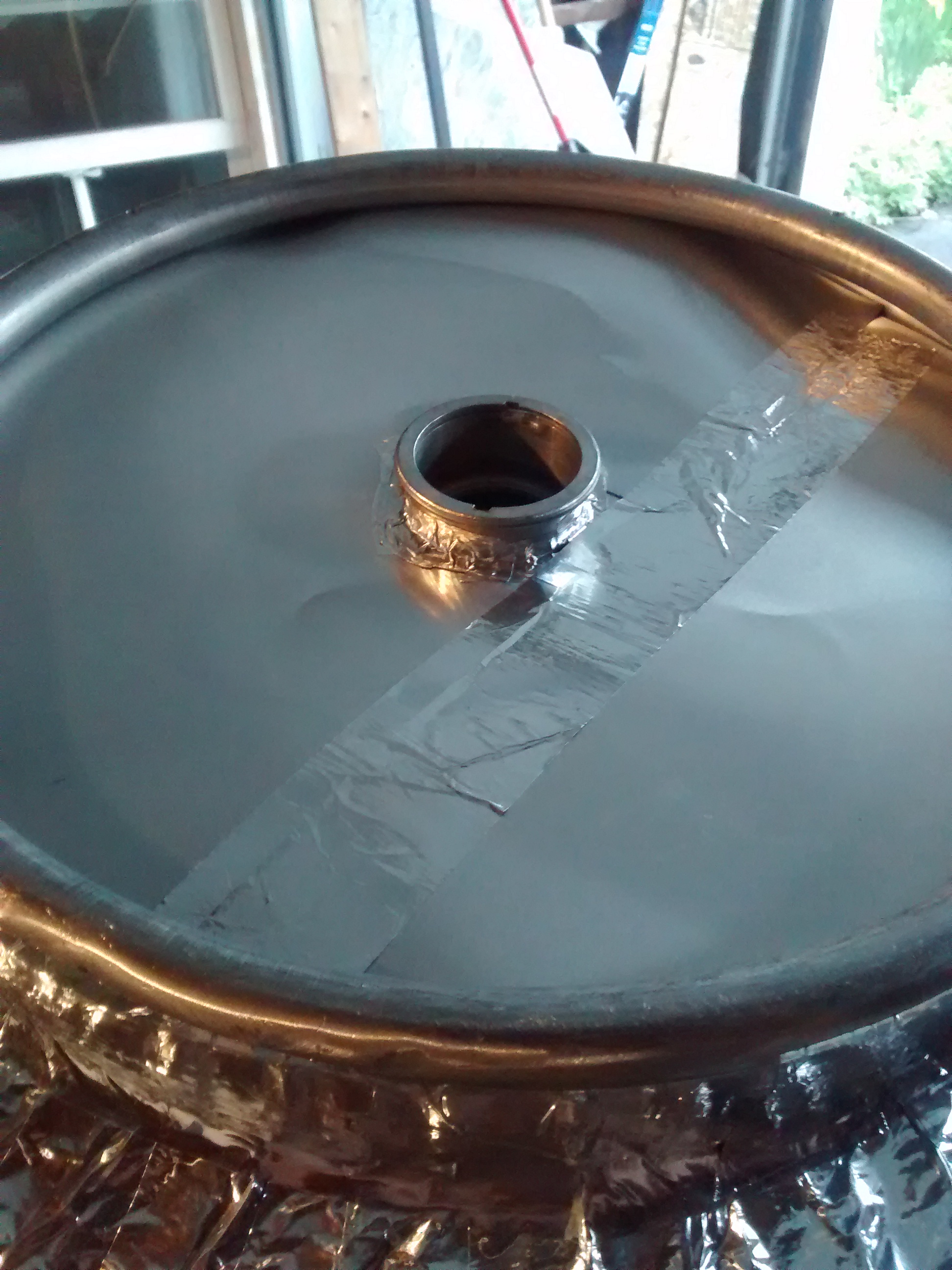 aluminum cover for bottom insulation