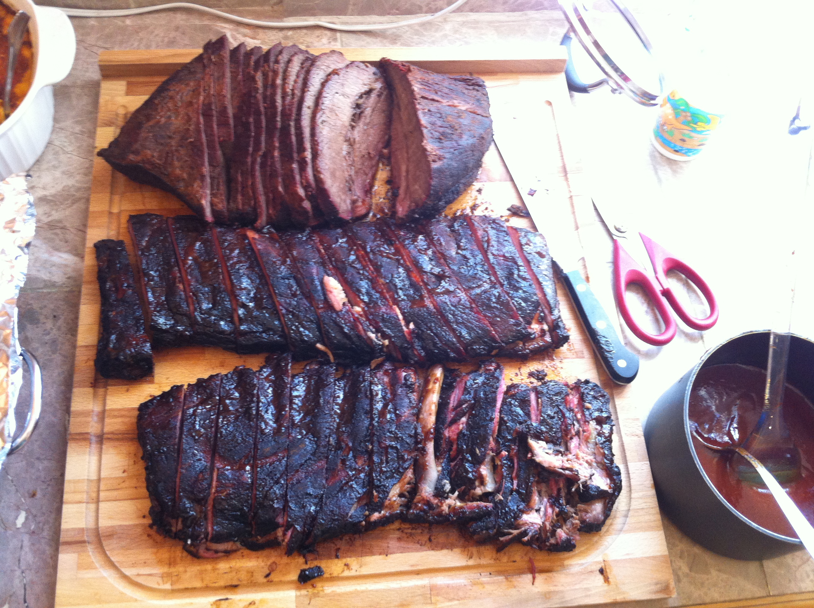 Brisket and Ribs