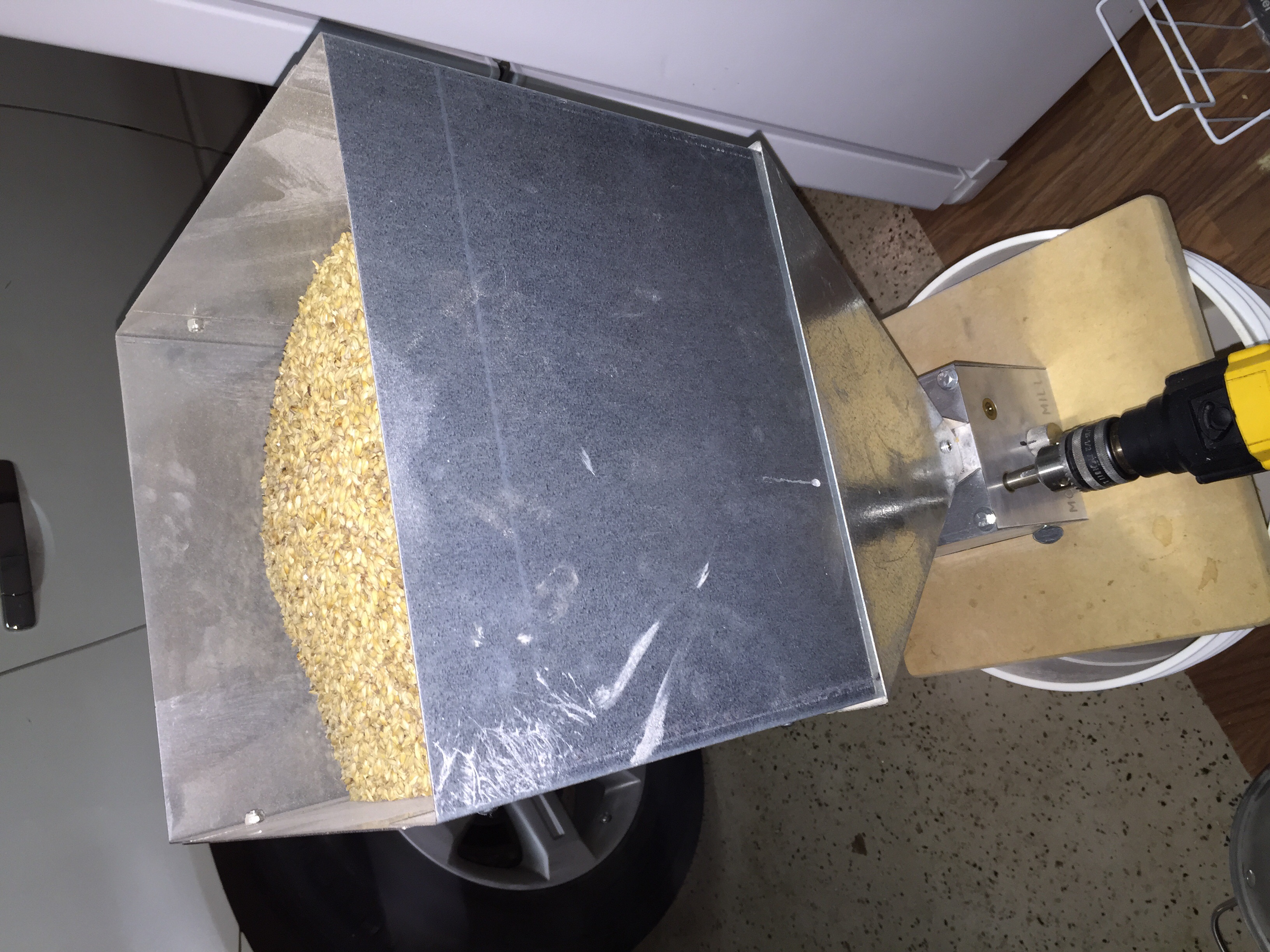 Monster Mill with Hopper...32lbs of grain