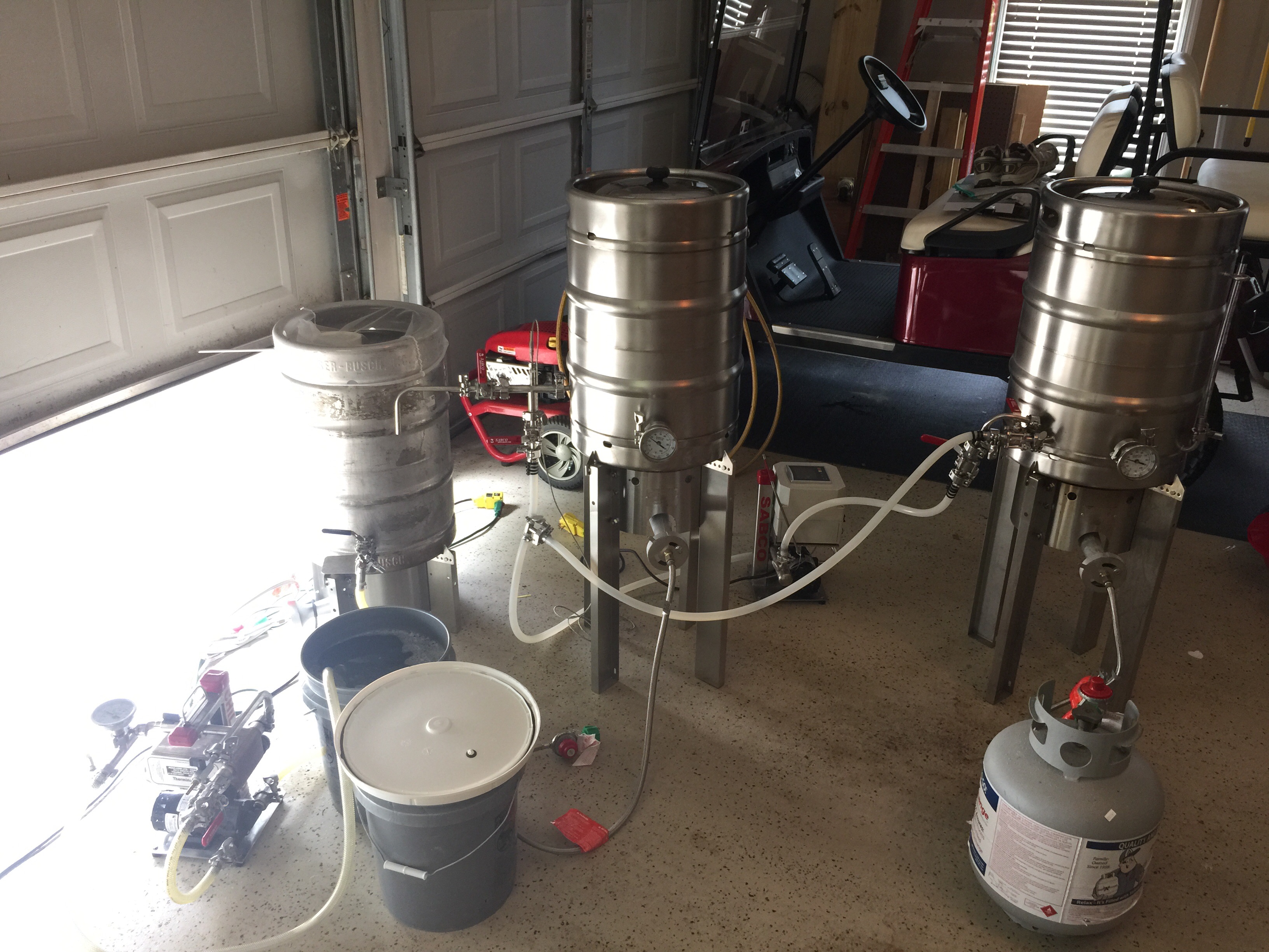 2nd brew on the new setup...Grapefruit Pliny
