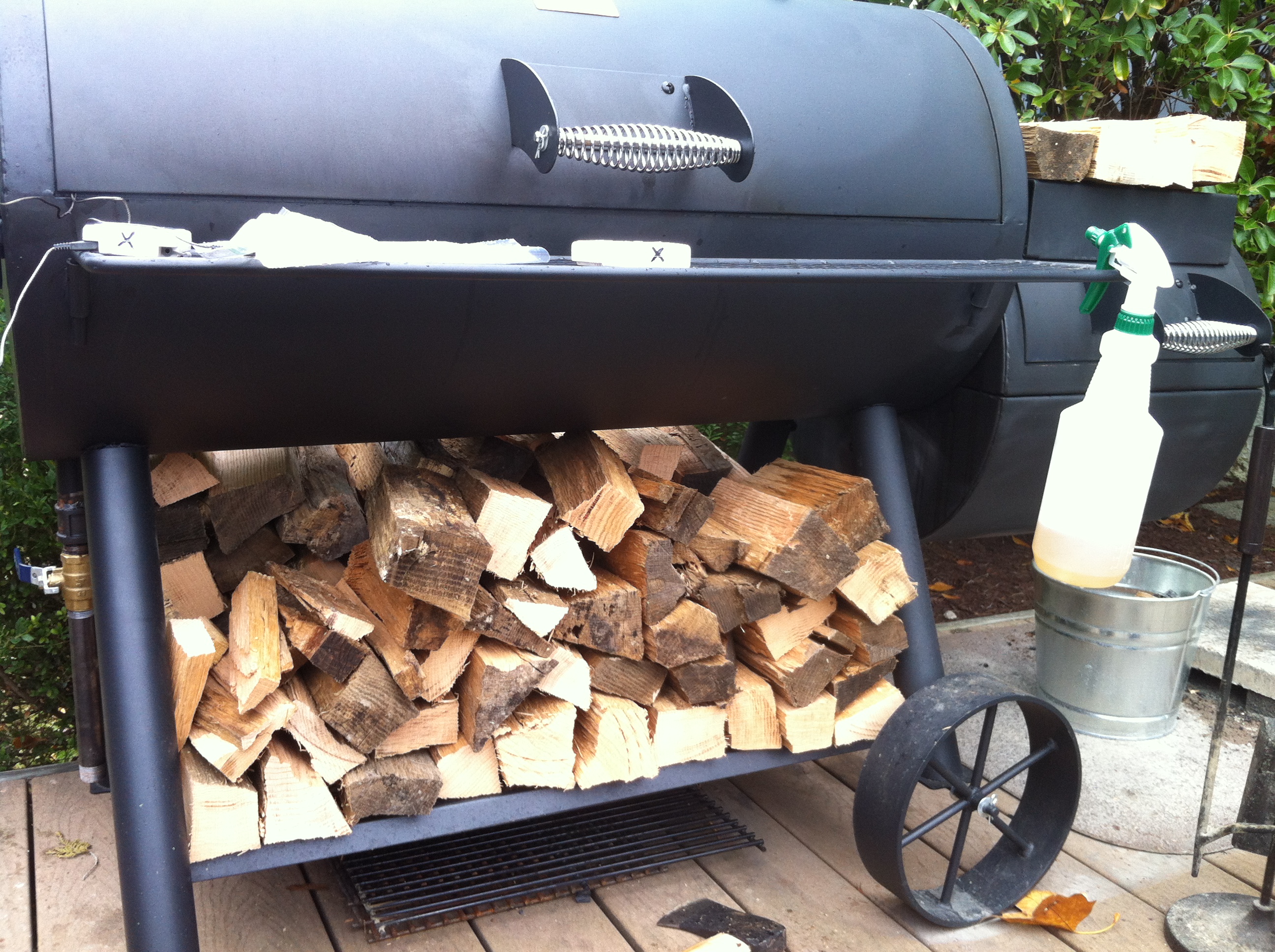 Offset Cooker Wood