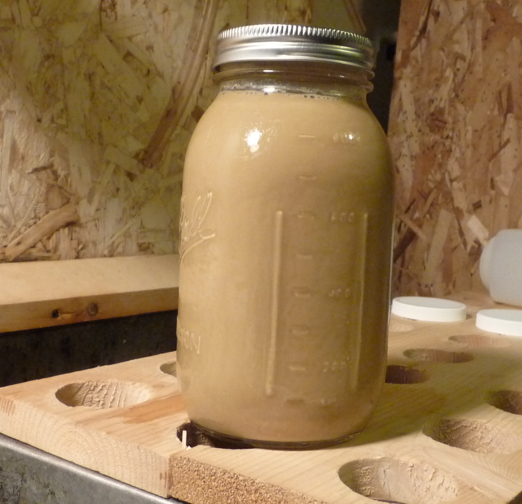 WY 1056 yeast harvest
