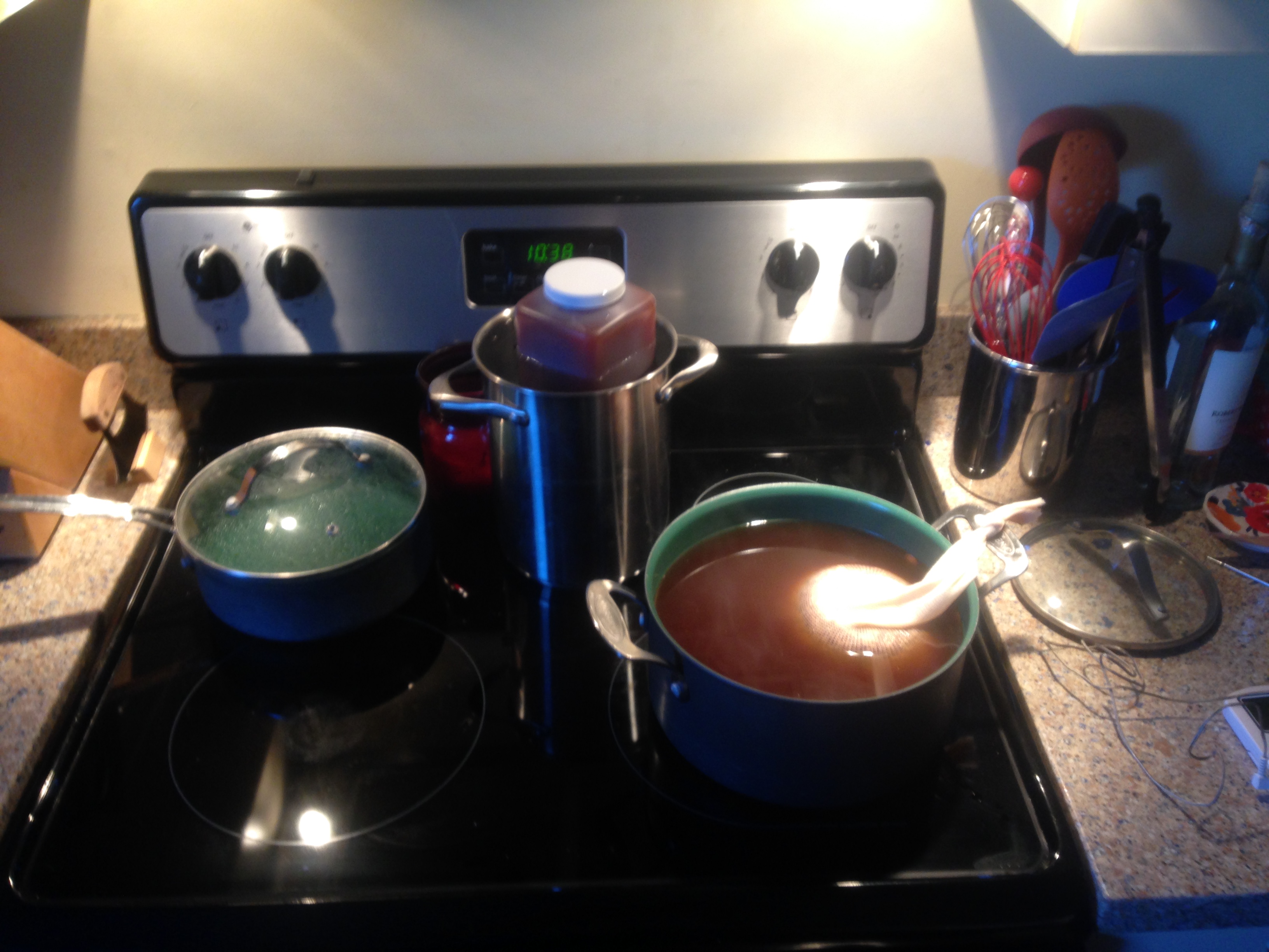 Steeping Specilty Grains in Smaller Pot