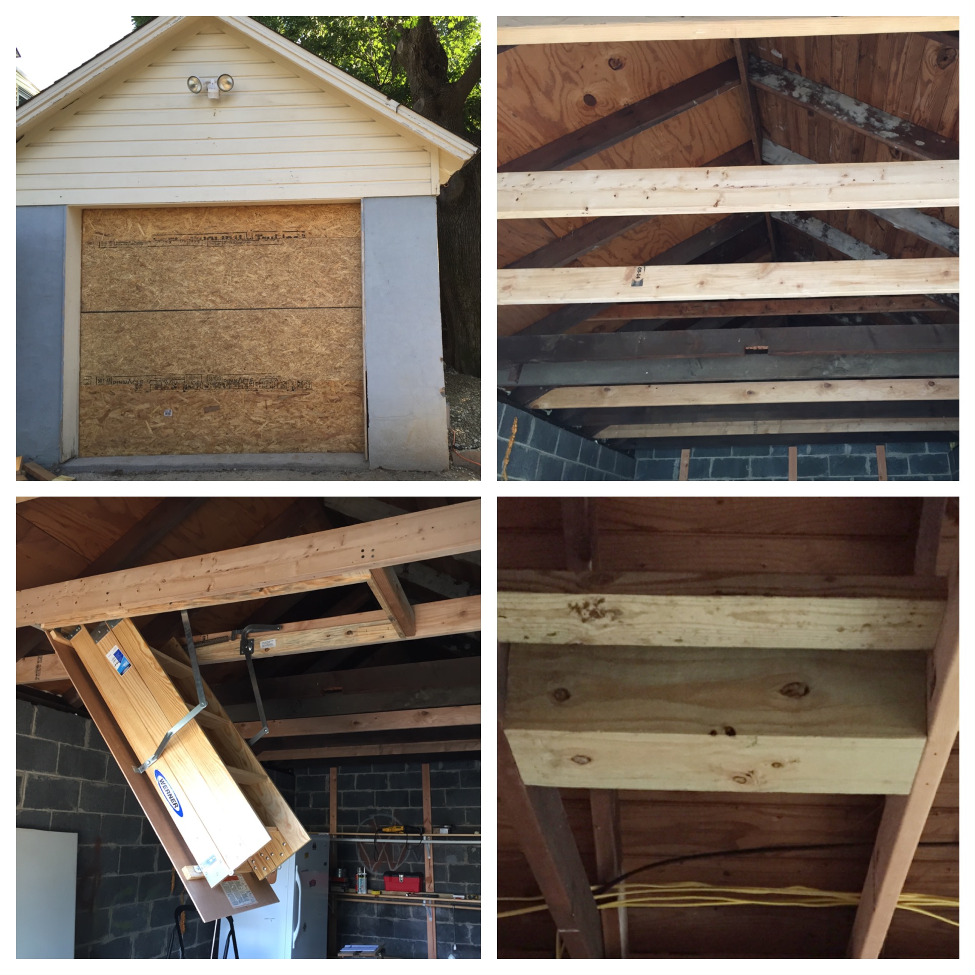 Attic and garage door