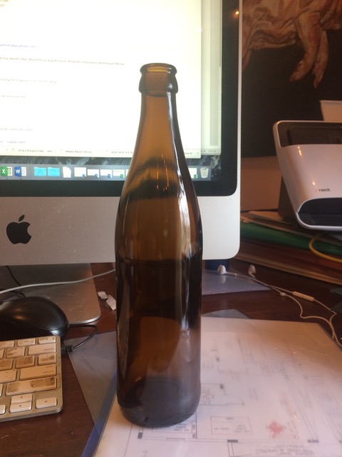 16oz bottle from Keystone