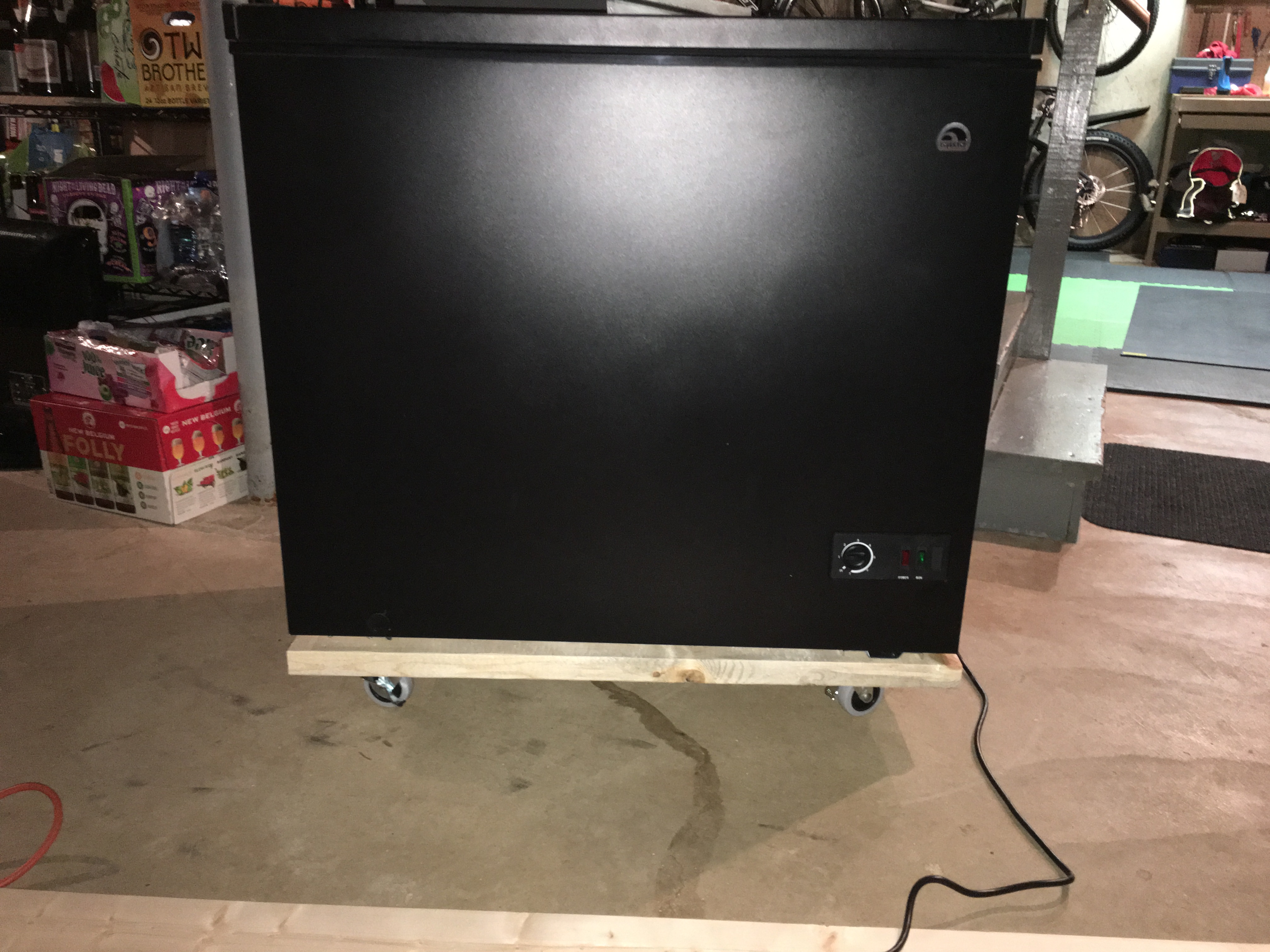 Freezer on base