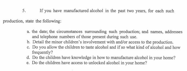 Do you Manufacture Alcohol