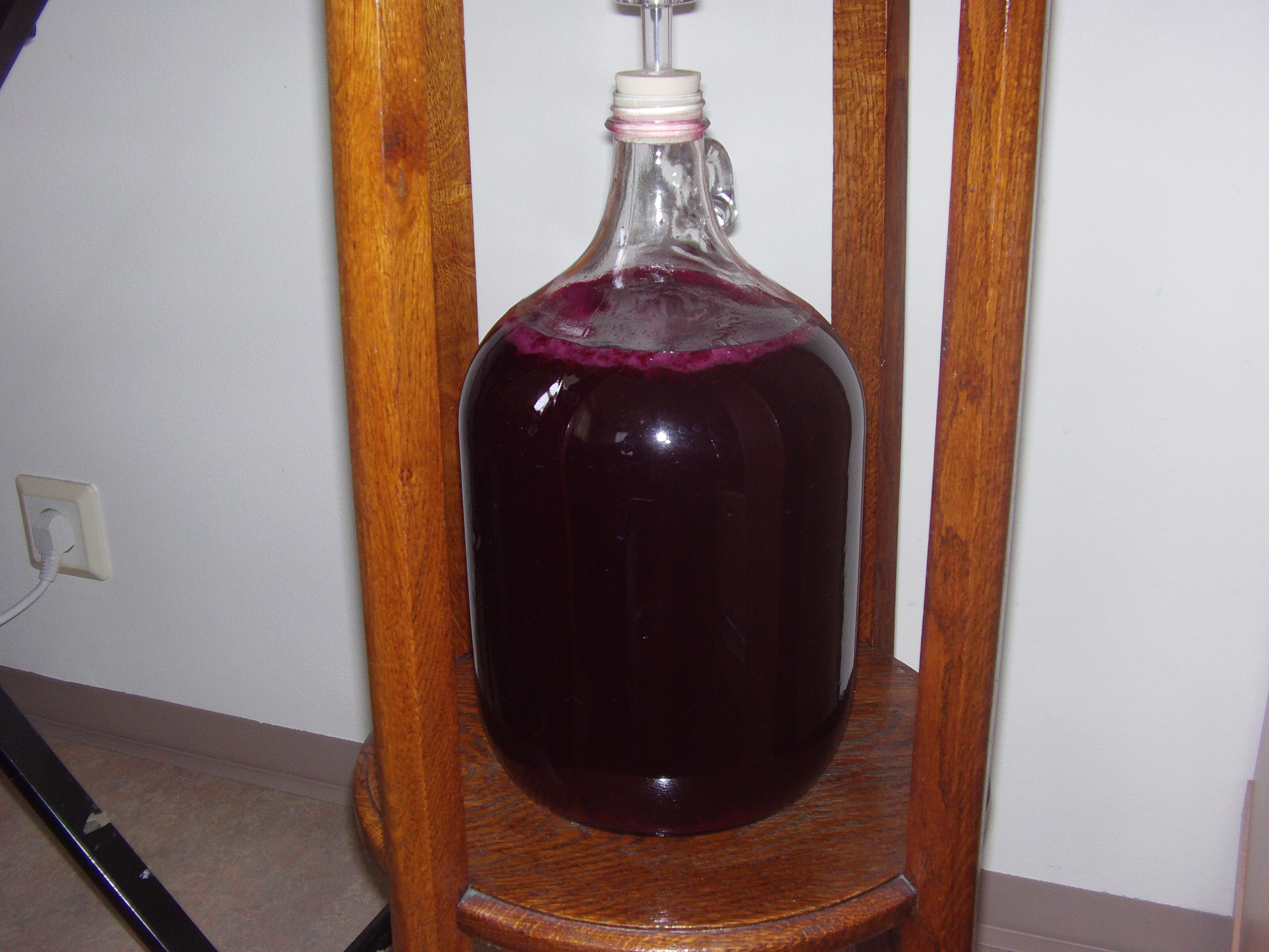 Blueberry wine project