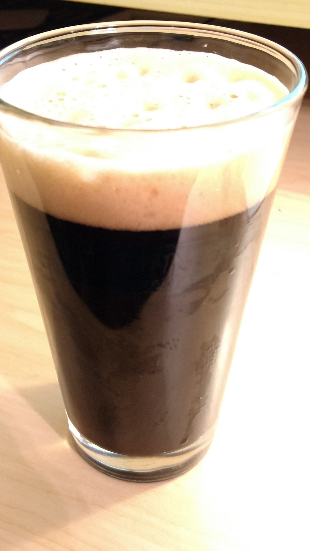 glass with stout