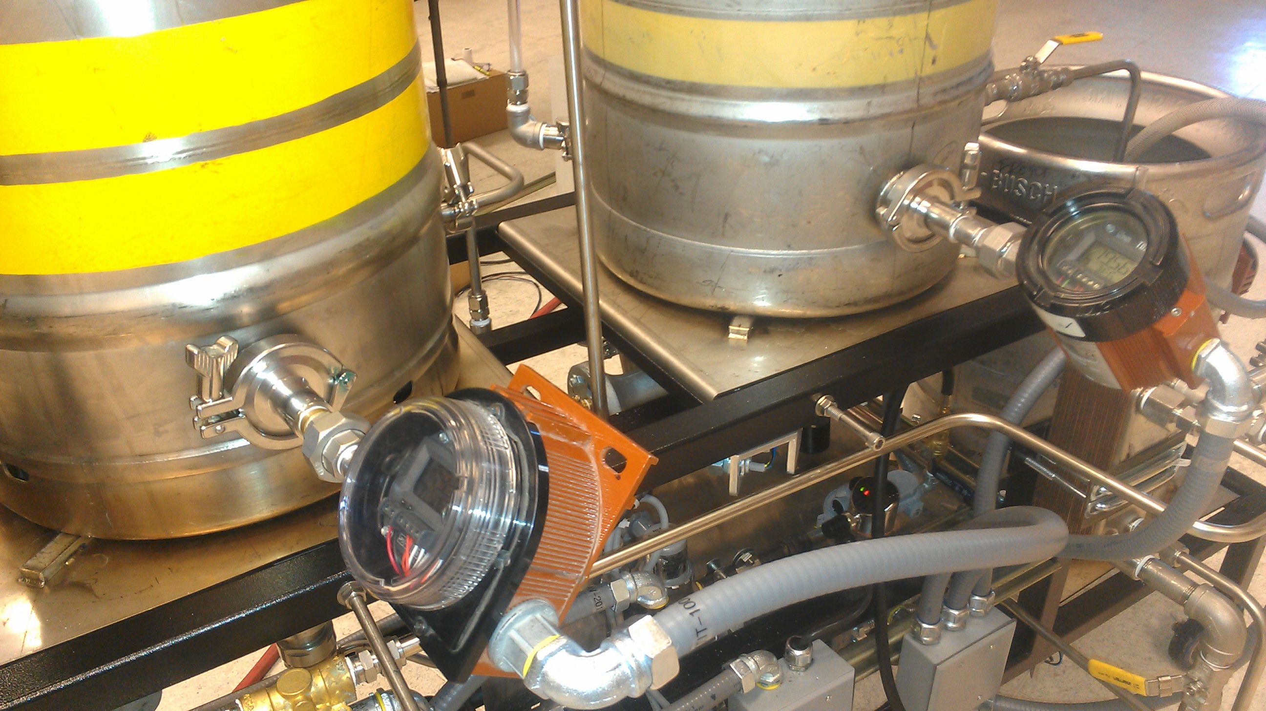 My 1/2 bbl fully automated pilot brewing system