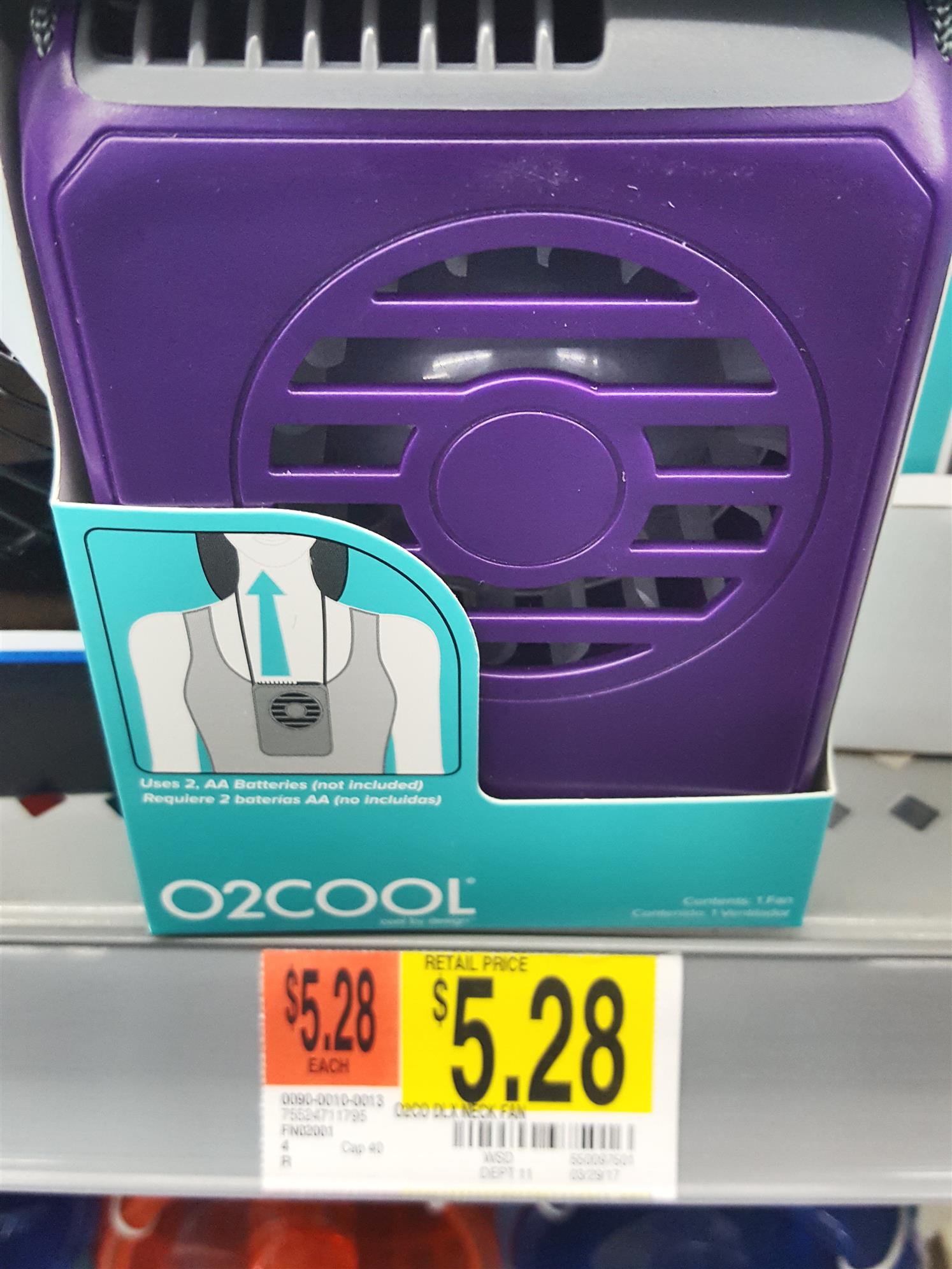 Walmart $5.00 tower cooling fan