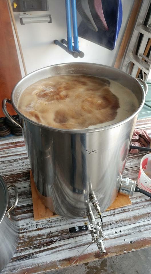 HERMS Setup Boiling in progress
