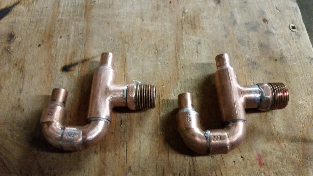 HERMS coil manifold