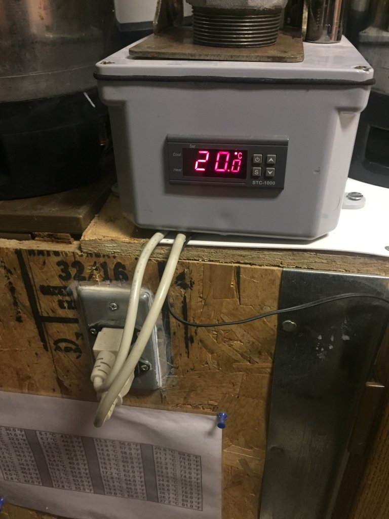 Temp Controler For Fermenation Fridge