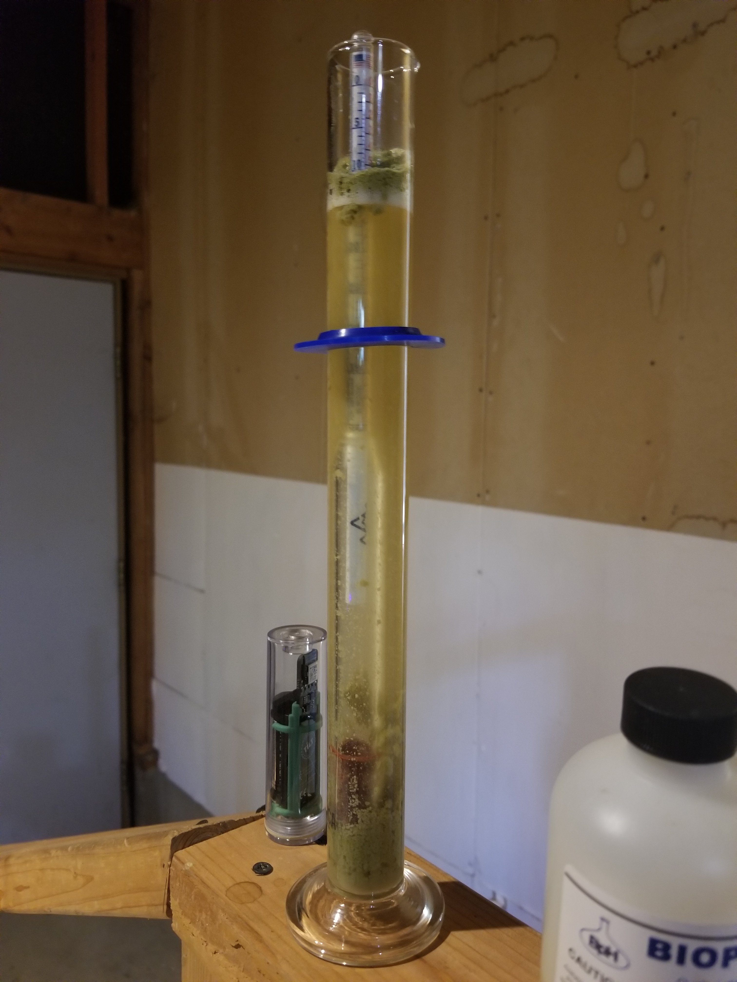 Hydrometer jar sample fermenting Homebrew Talk Beer, Wine, Mead, & Cider Brewing