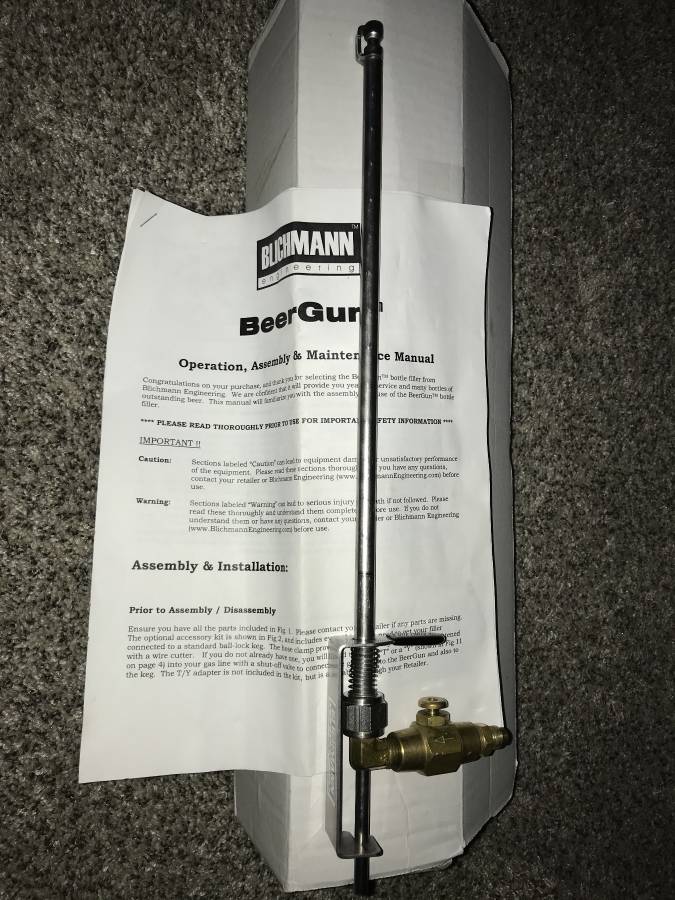 California Like New AIH Ball Lock Keg + Blichmann Beer Gun (V1) San