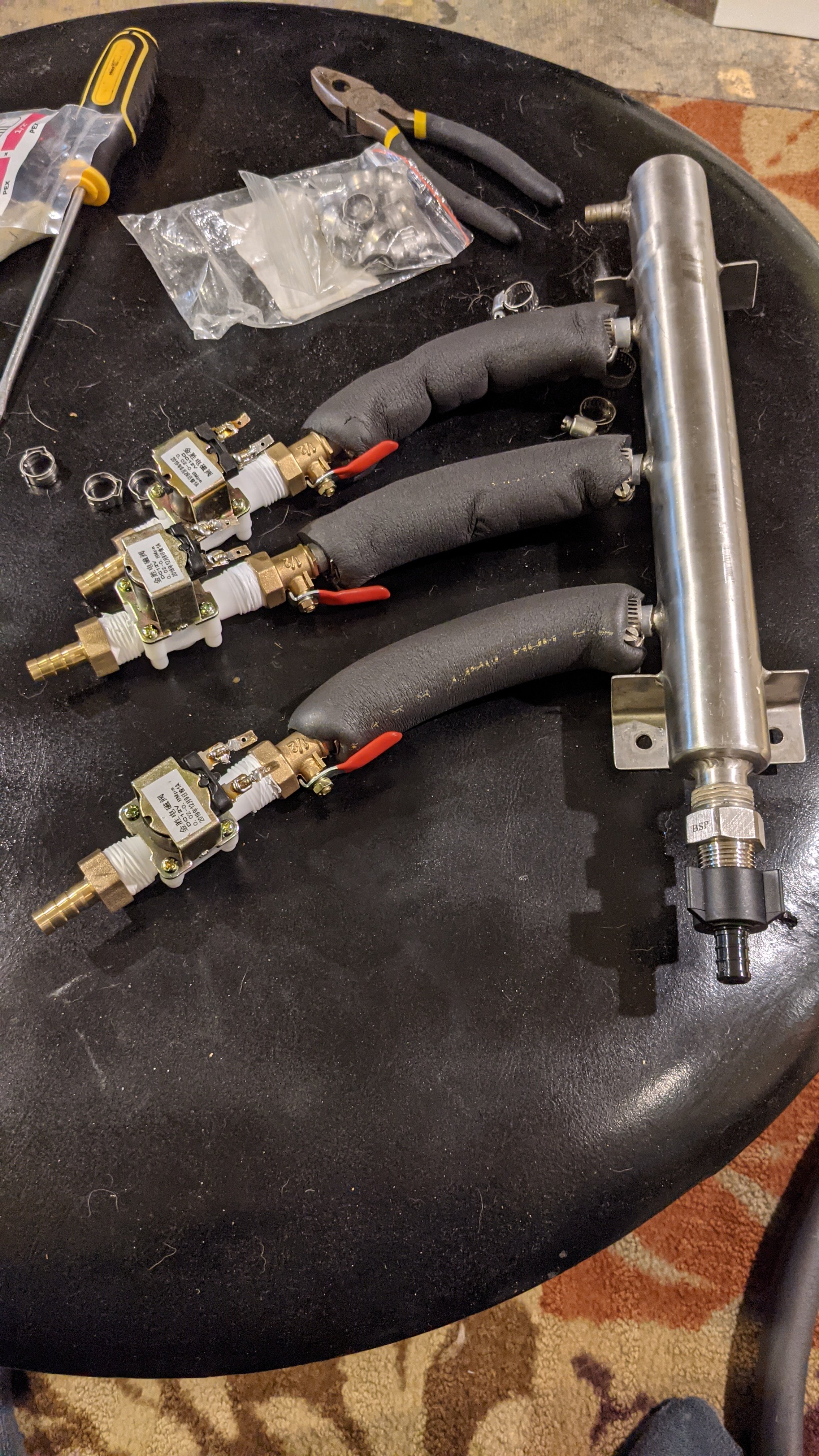 Ultimate Corny Keg Fermenter Internal Coils and Glycol (chilled water