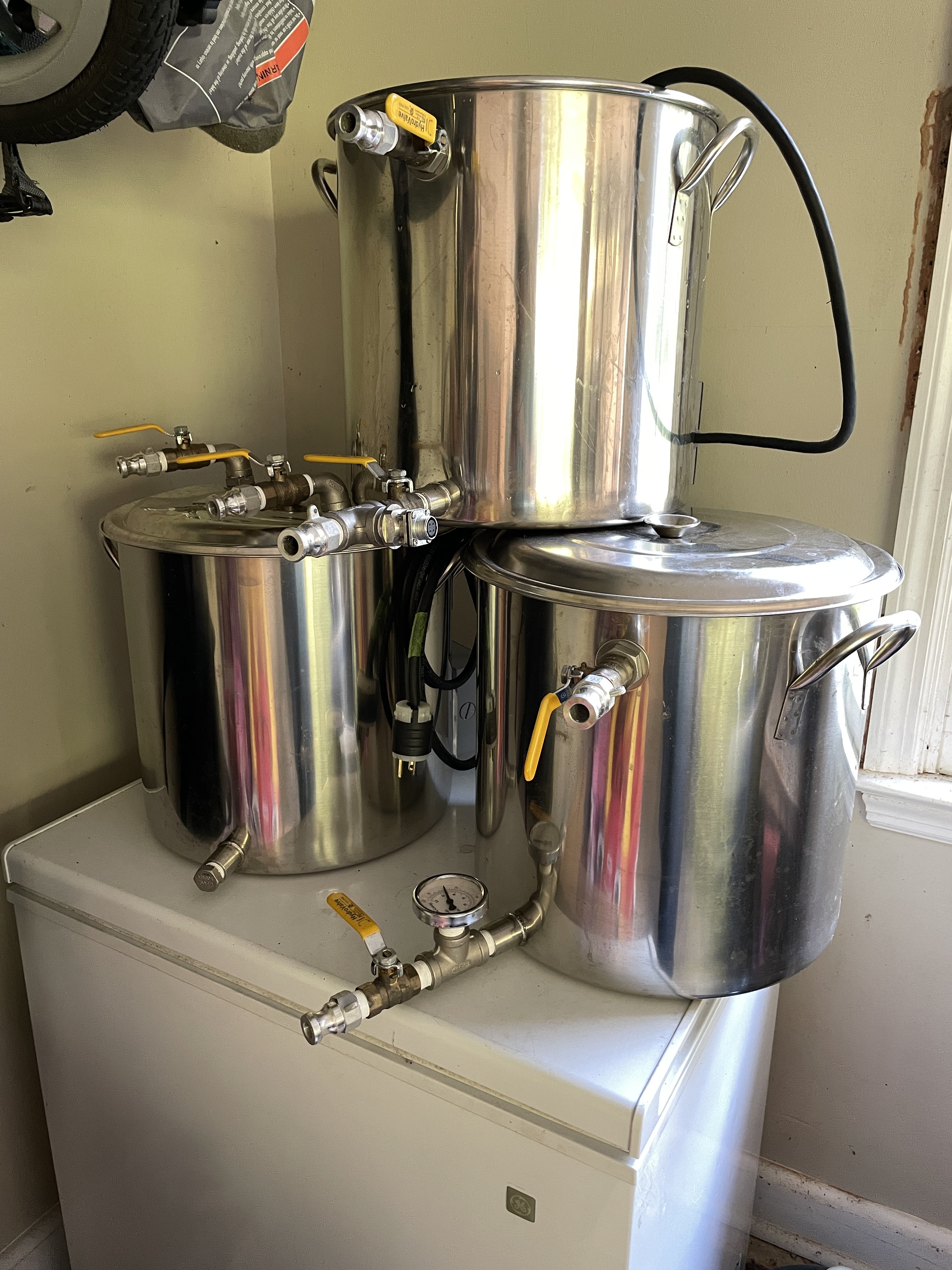 500 Electric Brewery HERMS, Fermentation, Kegs, Carboys etc