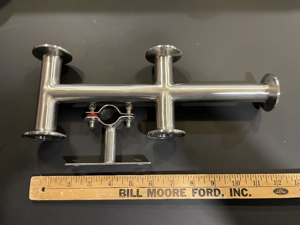 Sold SS Brewtech Valve Manifold Tree Homebrew Talk Beer, Wine