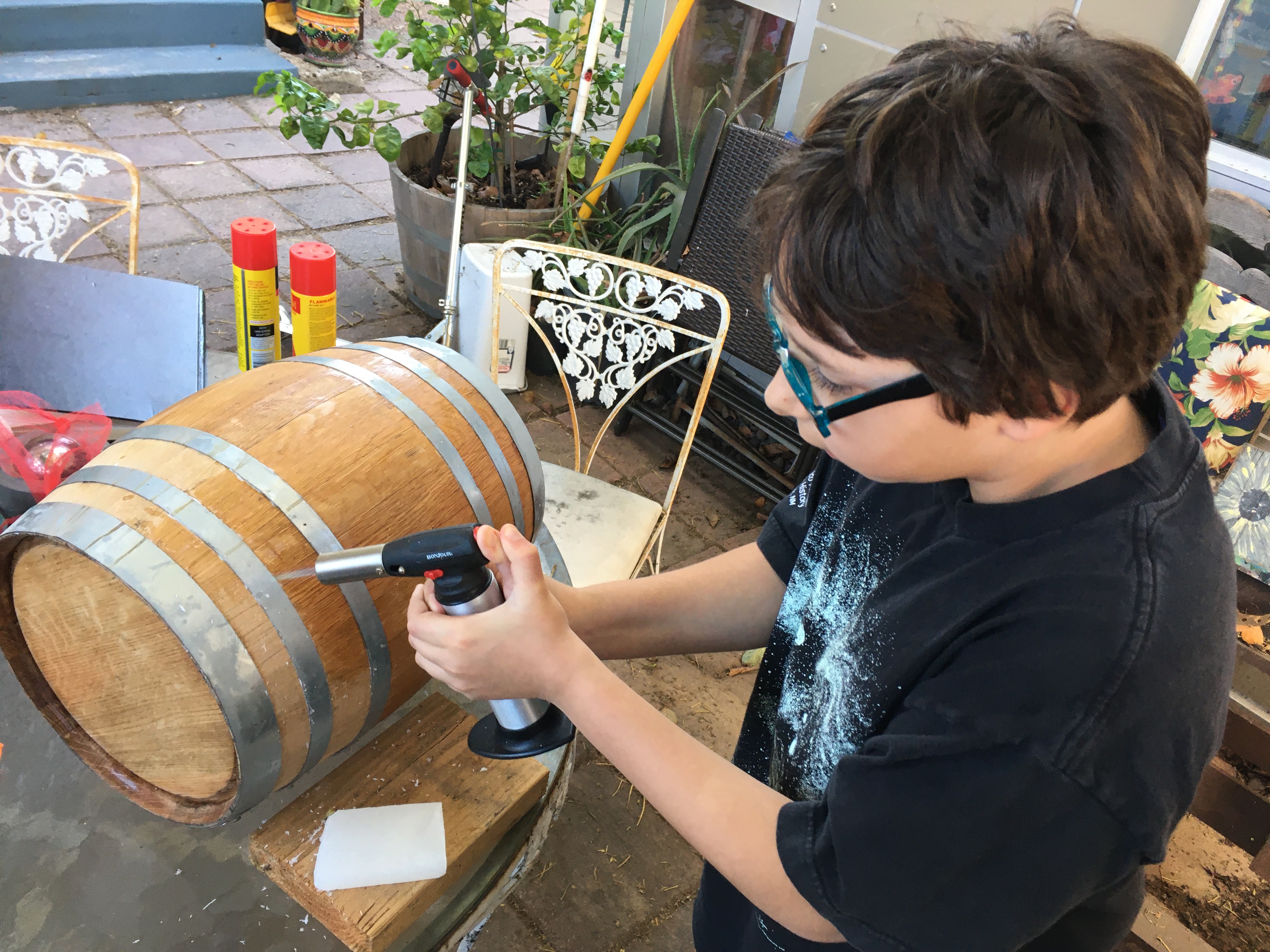 Laz Waxing Barrel.JPG