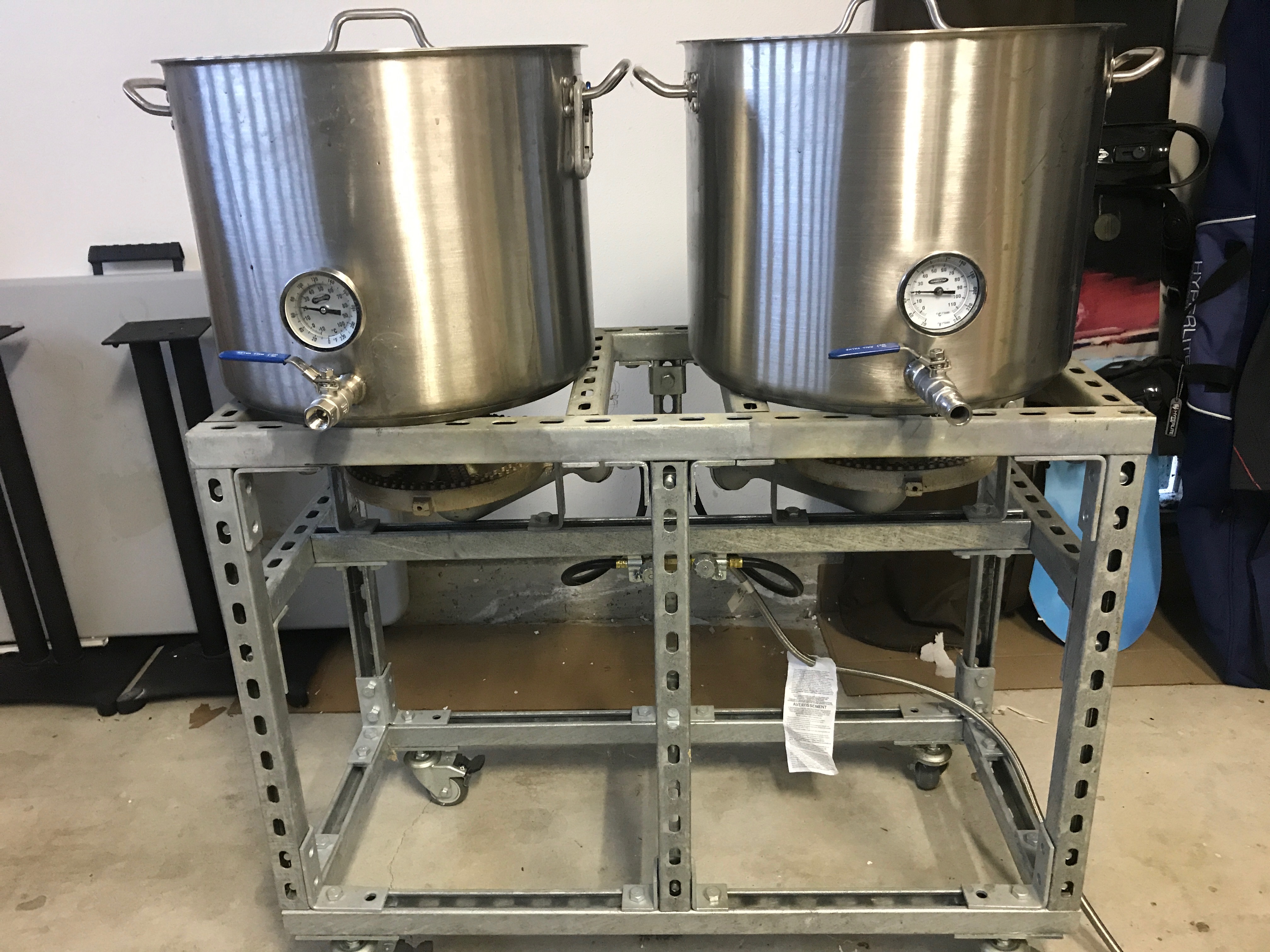For Sale San Diego Brew stand, 15g kettles, and more Homebrew