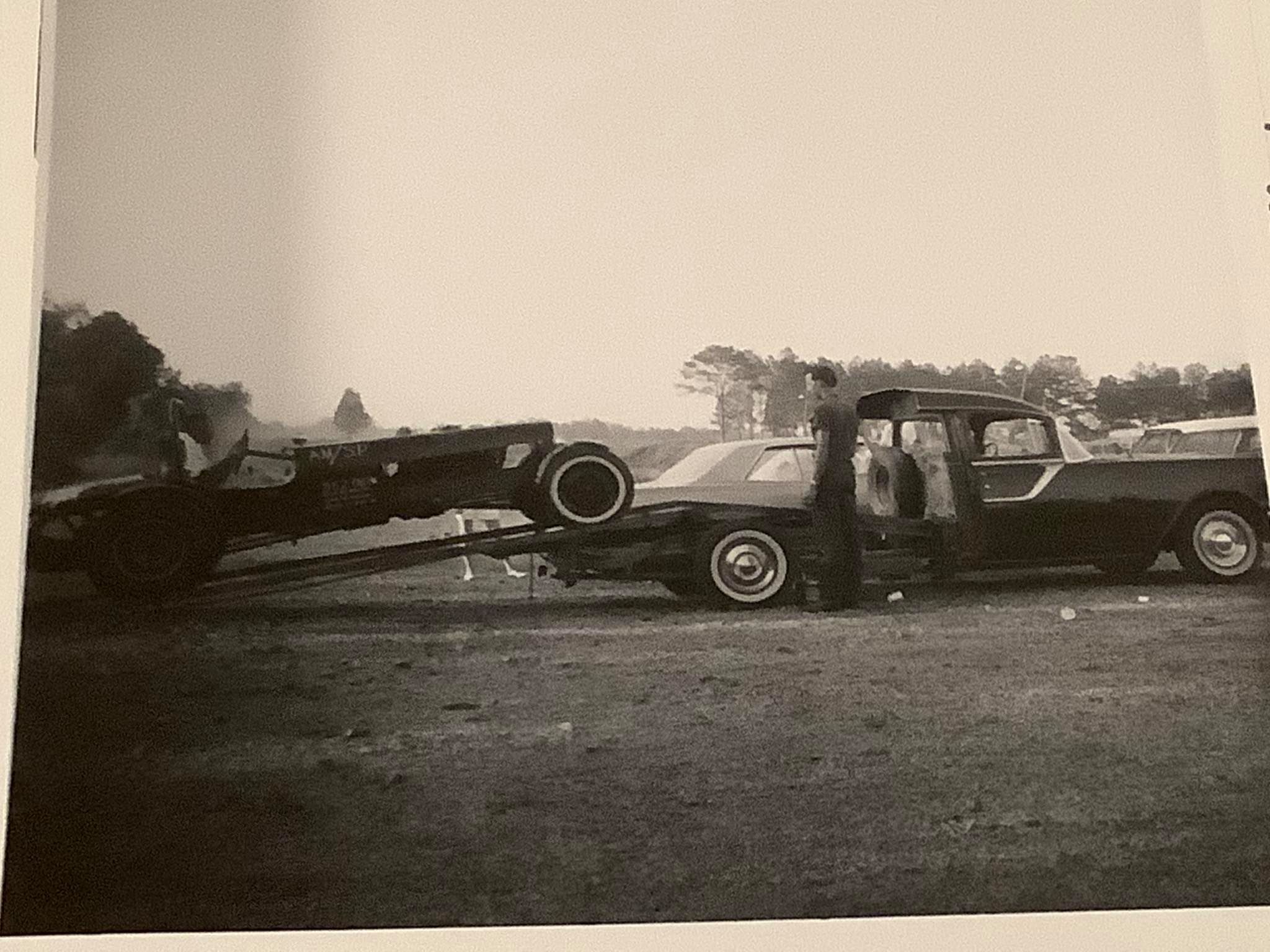 Dads pink pig on the black ambuance carrier.jpg