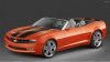 Chevrolet Camaro Convertible Side Front Pose In Orange.jpg