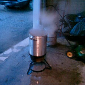 First All Grain Brewday Setup