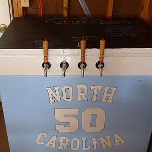 Tar Heels Kegerator