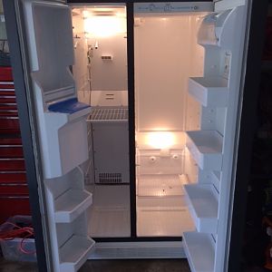 Side by side, kegerator/fermenter build