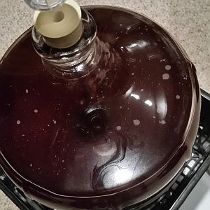 Oily sheen on surface
