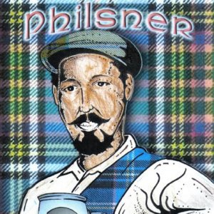 kilted philsner label
