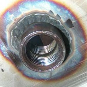 slag on inside of keggle