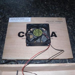The fan had some disgusting black dust in it.