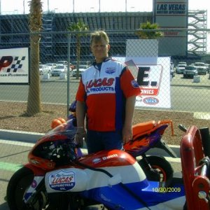 Me w/ bike at Las Vegas