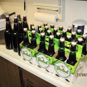 Grolsh ready for bottle conditioning.