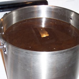65gallonsdunkelweizenwortpre-boil