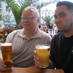 FirstbeerinEnglandwithDadItwasahoegaarden