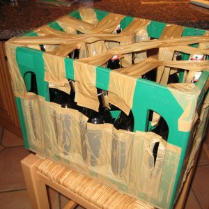 20emptyGerman5Lswingtopbottleswithrack