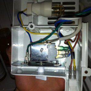 Temperature control unit wiring, shot 1