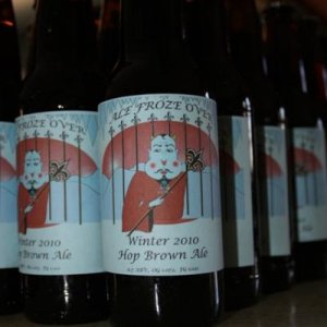 Saints beer in bottles