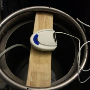 Ultrasonic liquid level sensor testing for automated HLT