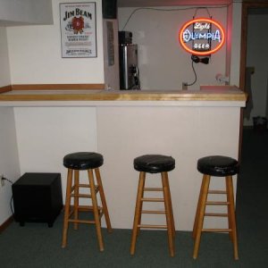 College house bar, made in a couple of nights.