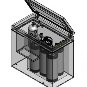 Keezer 3D CAD Model