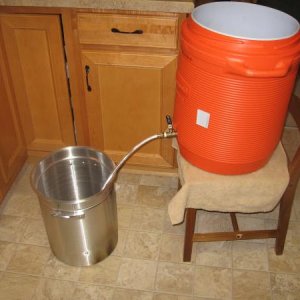 Indoor brewing set-up