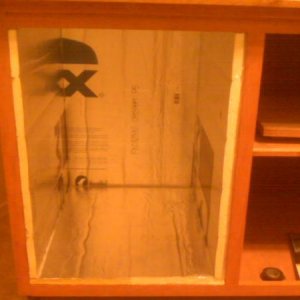 Insulating the cabinet