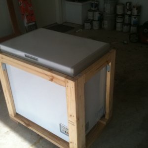 One more angle of the freezer in place