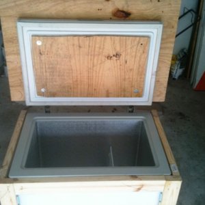 The frame is the exact right height and the lid is just the right size.